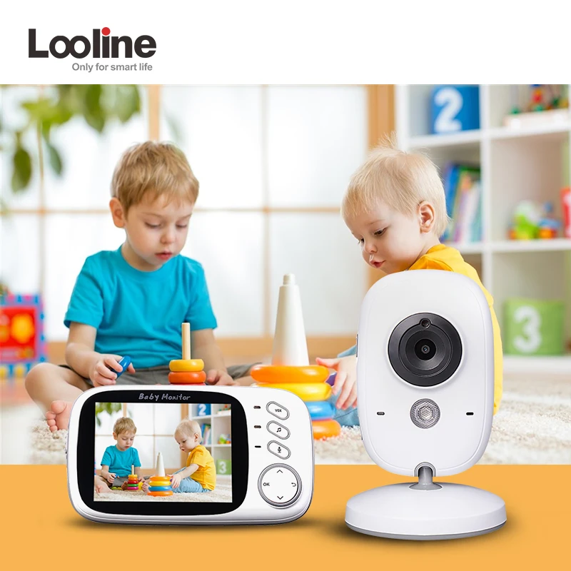 

Baby Montiors 3.2 Inch Baby Nanny Security Camera Night Vision Looline Temperature Monitor Video Nanny Bebe Radio babysitter