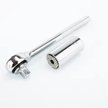 Универсальная головка гаечного ключа с крутящим моментом, набор гнезд 7-19 мм, сверло питания, храповая втулка, гаечный ключ, магические мультифунциональные ручные инструменты