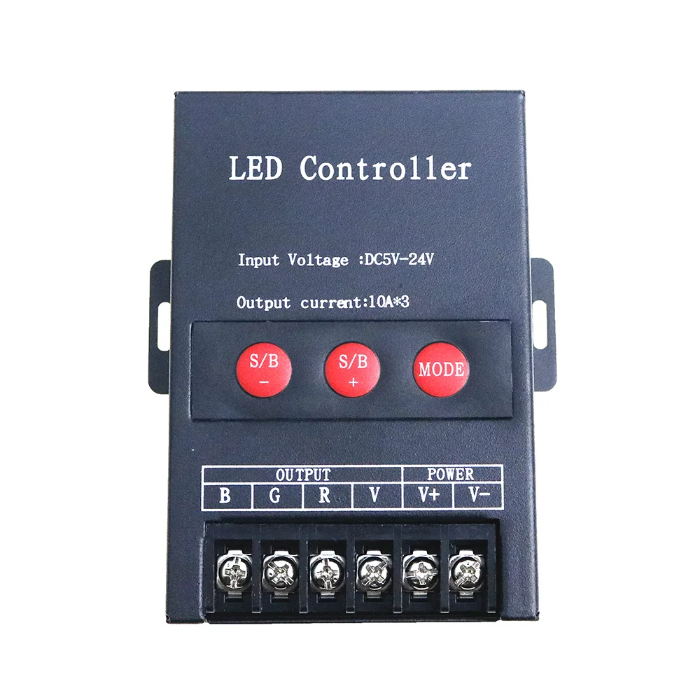 Lights & Lighting 524V DC Led Amplifier Controller Signal Repeater Led Strip RGB Controler RGB