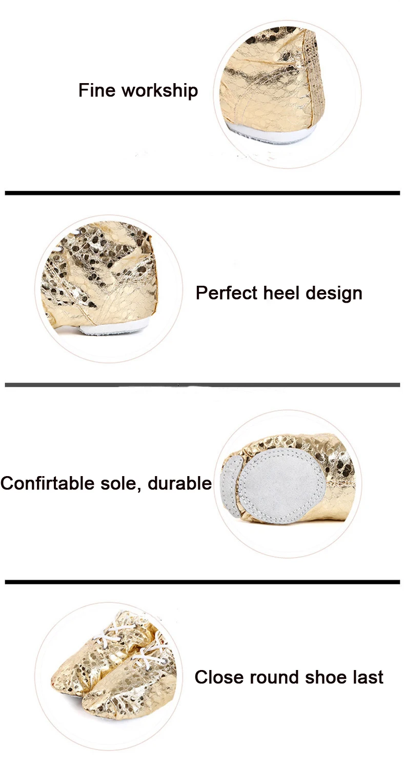 Женские сапоги для танца живота, золотой и серебряный цвета, танцевальная обувь для джаза, мягкая подошва, обувь для танцев на шесте, женские балетки, 31-45