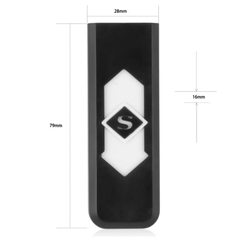7 цветов USB Электронная аккумуляторная батарея беспламенная Автомобильная