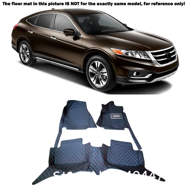 

Interior Leather Custom Car Styling Auto Floor Mats & Carpets Pads For Honda Crosstour 2012-2015