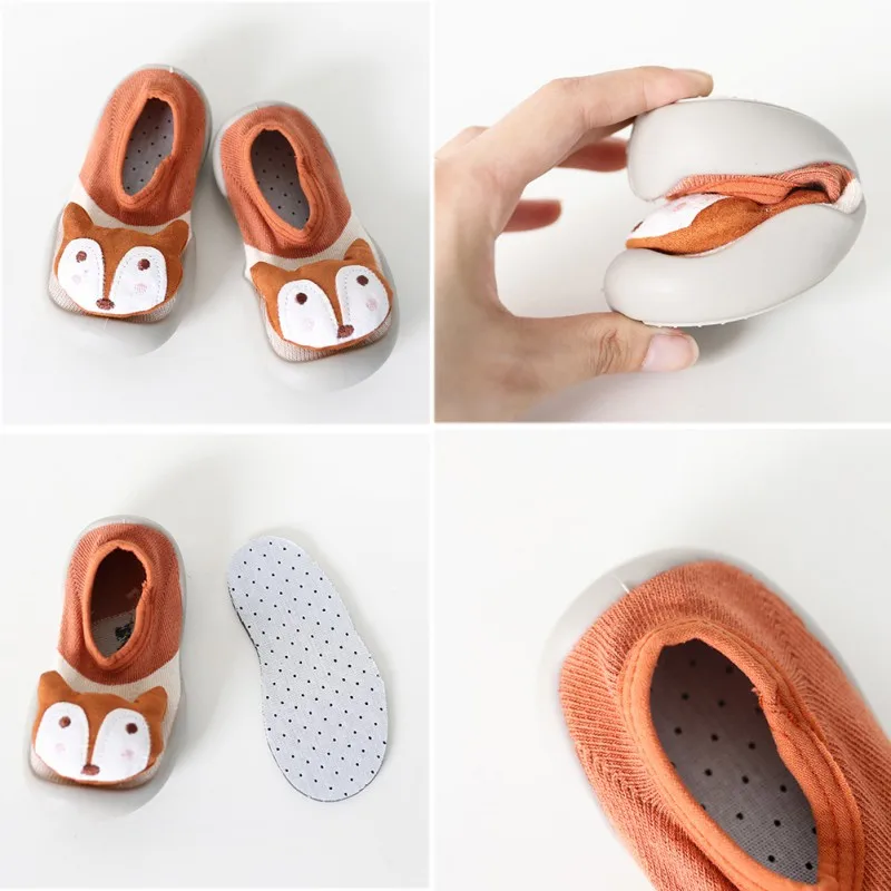 1 пара носков для малышей Весна Осень Теплый нескользящий носки-тапочки гетры для новорожденных свежий конфетный цвет носки для малышей