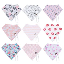 Muslinlife/модный фартук; детские нагрудники; хлопковые нагрудники для новорожденных мальчиков и девочек; легко переносить сосок с веревкой; мультяшный принт для младенцев