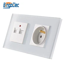 Распродажа, товар из Европы Стандартный три цвета французская розетка и 3.1A 3100MA USB Розетка двойная розетка