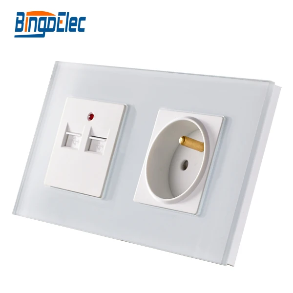 Европейская розетка три цвета французская 3 1 А 3100 мА двойная USB|french wall socket|socket