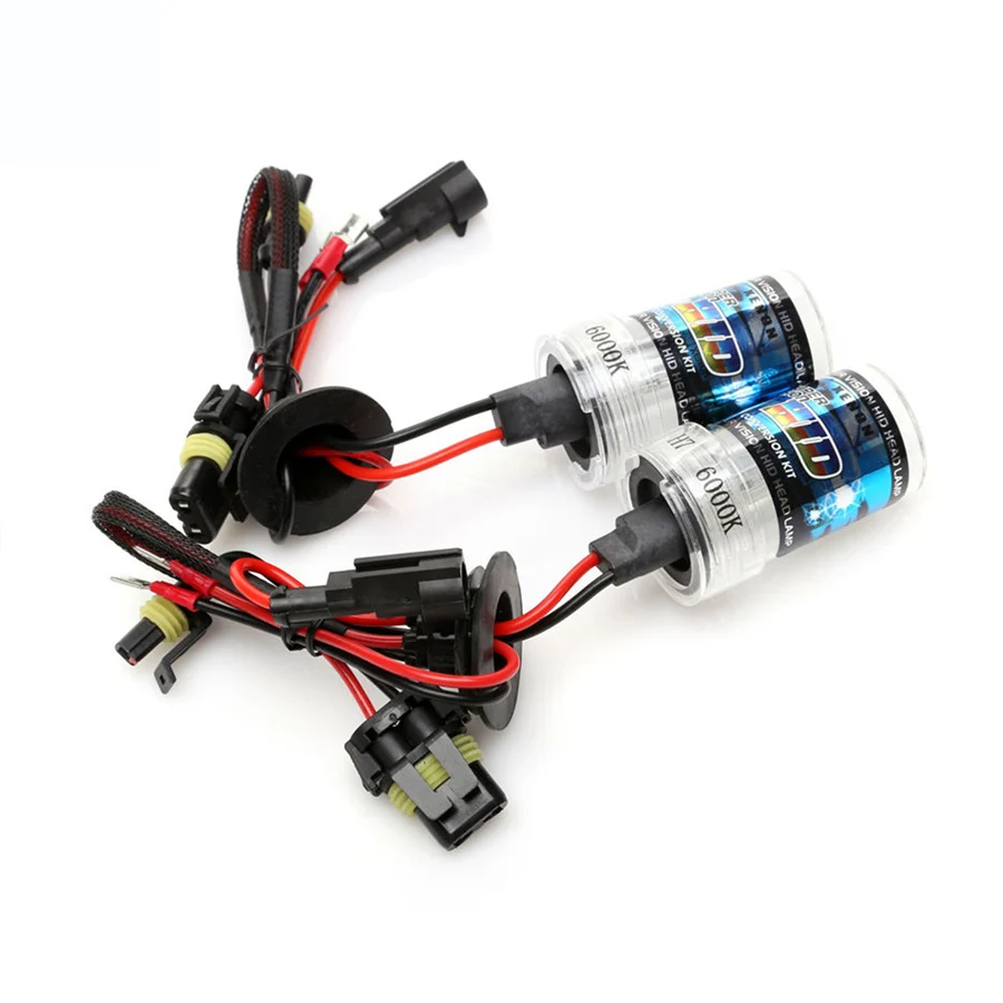 Авто HID Xenon H1 H7 4300 лампа 35 Вт 12 В ксеноновый светильник H3 H11 H9 HB3 H27 HB4 8000 3000 5000 6000