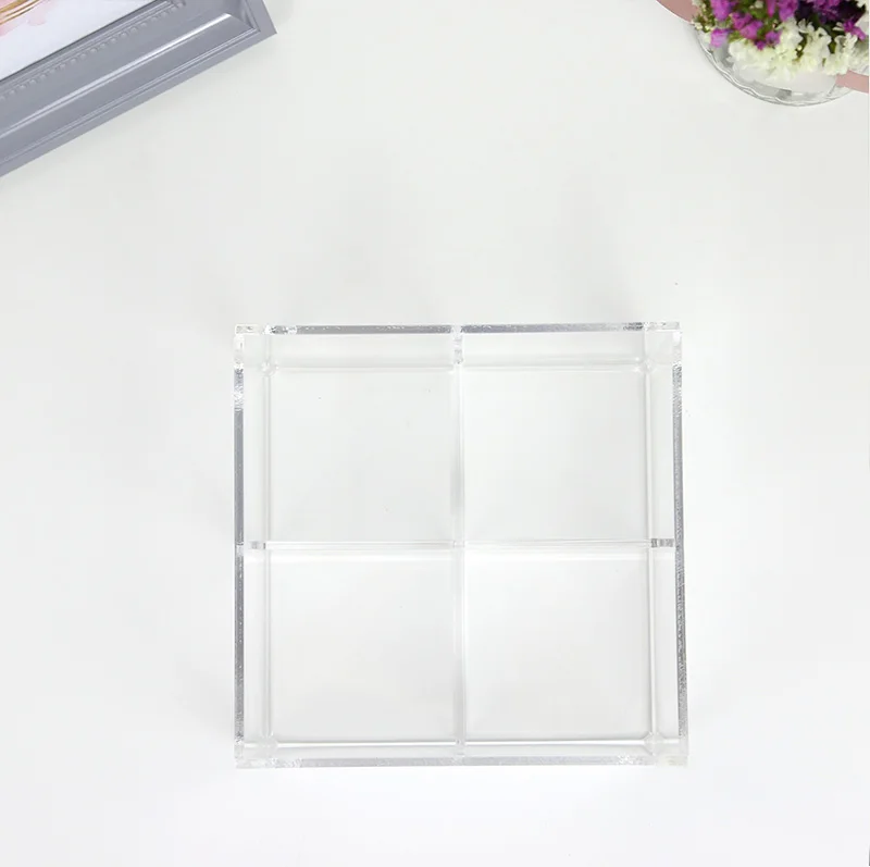 Aila контейнер для кистей для макияжа акриловая коробка для хранения прозрачный косметический Органайзер