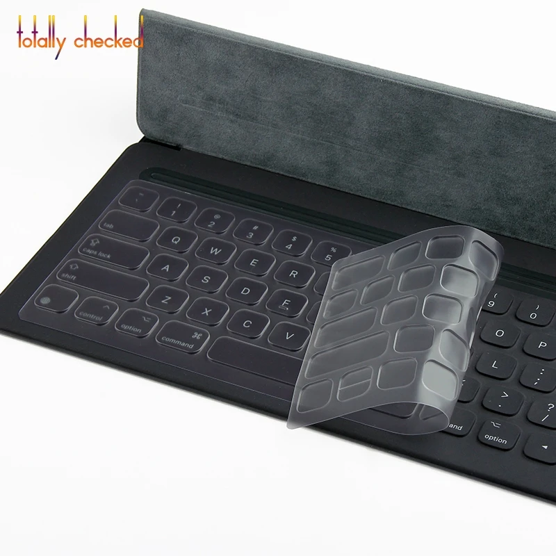 

For iPad Pro 12.9'' - Smart Keyboard For ipad pro 2 12.9 inch Silicone keyboard cover protectot Clear TPU Keyboard Cover Skin