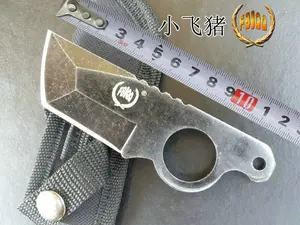 VOLTRON high flying pig knife high hardness claw knife outdoor field survival straight knife, army self-defense weapon knife VOLTRON high flying pig knife high hardness claw knife outdoor field survival straight knife, army self-defense weapon knife