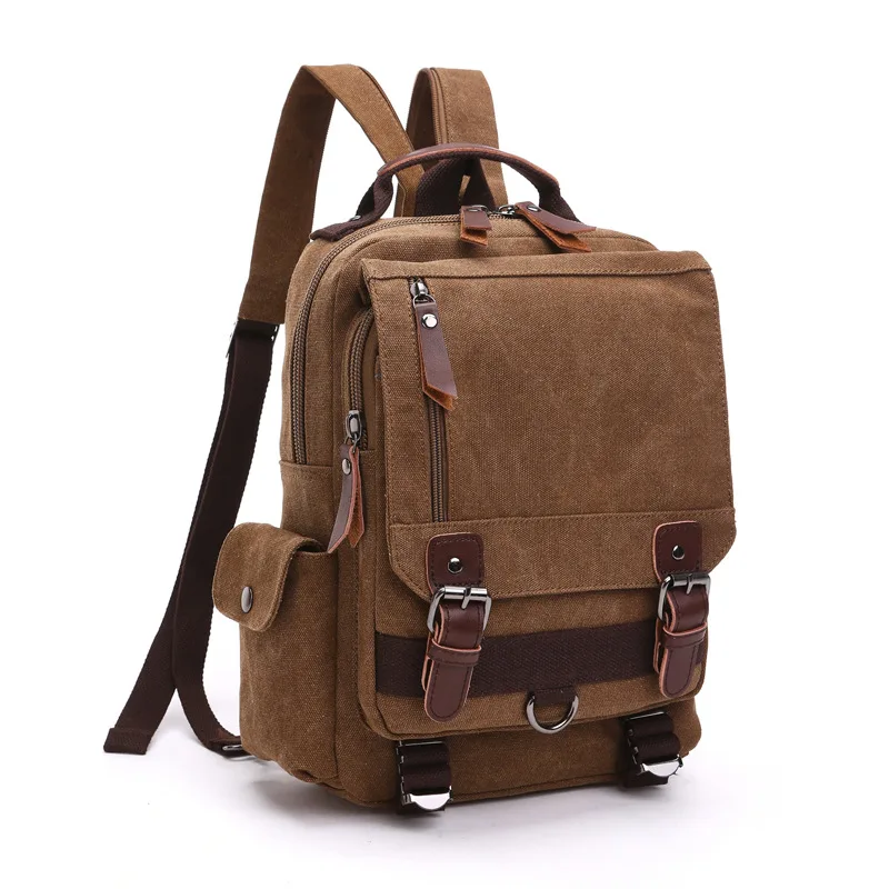 

Canvas Cross-Body Chest Bag Unisex Single One Shoulder Bag And Double Shoulder Bag Portable Outdoor Travel Fashion Storage Bag