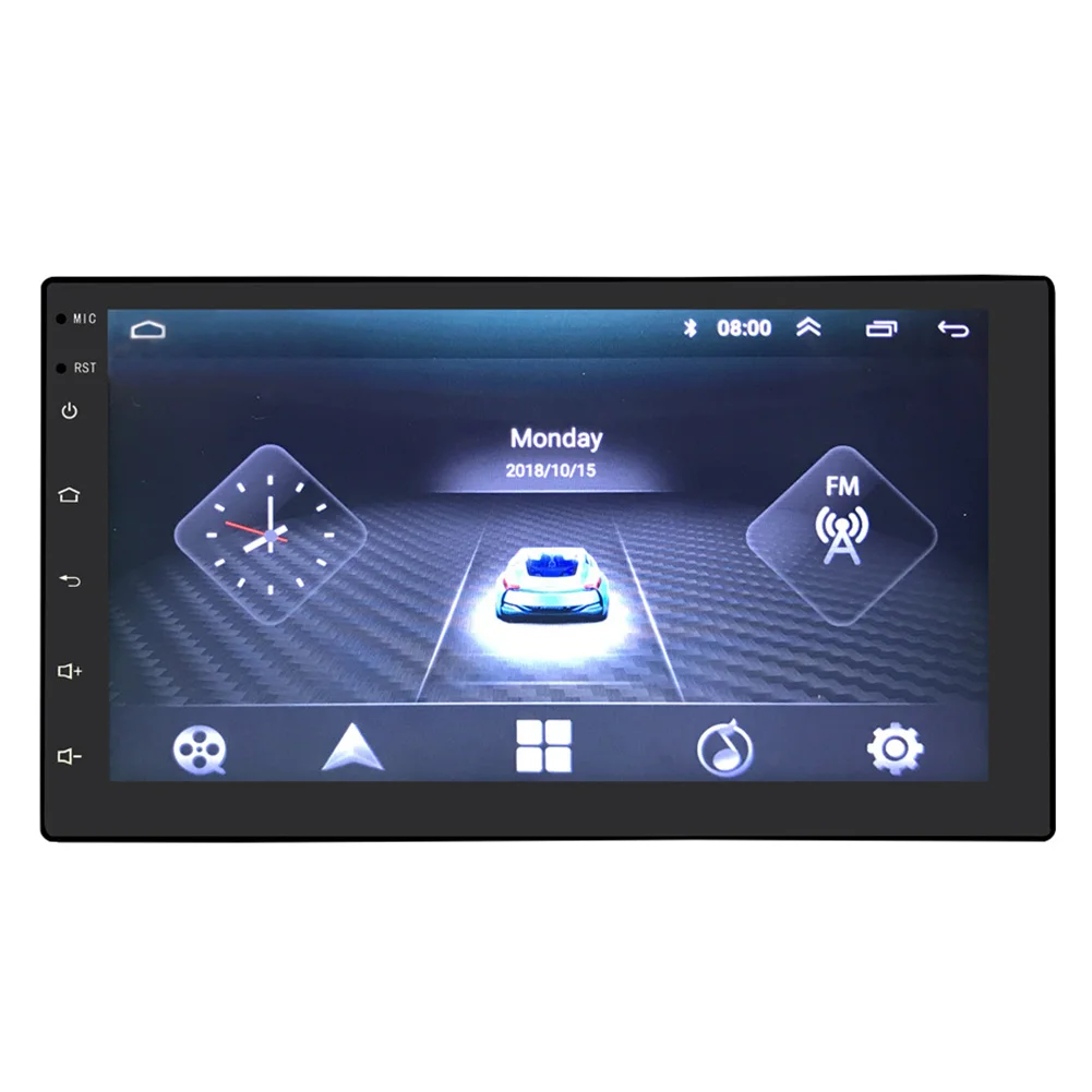 

7 Inch GPS Navigation Online Voice Control HD Car Stereo Quad Core WIFI Multimedia Touch Screen Bluetooth Radio MP5 Player