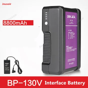 

V-Port Battery BP-130 camera LED photographic lamp lithium-ion battery iron Head BMCC battery CD50 T03