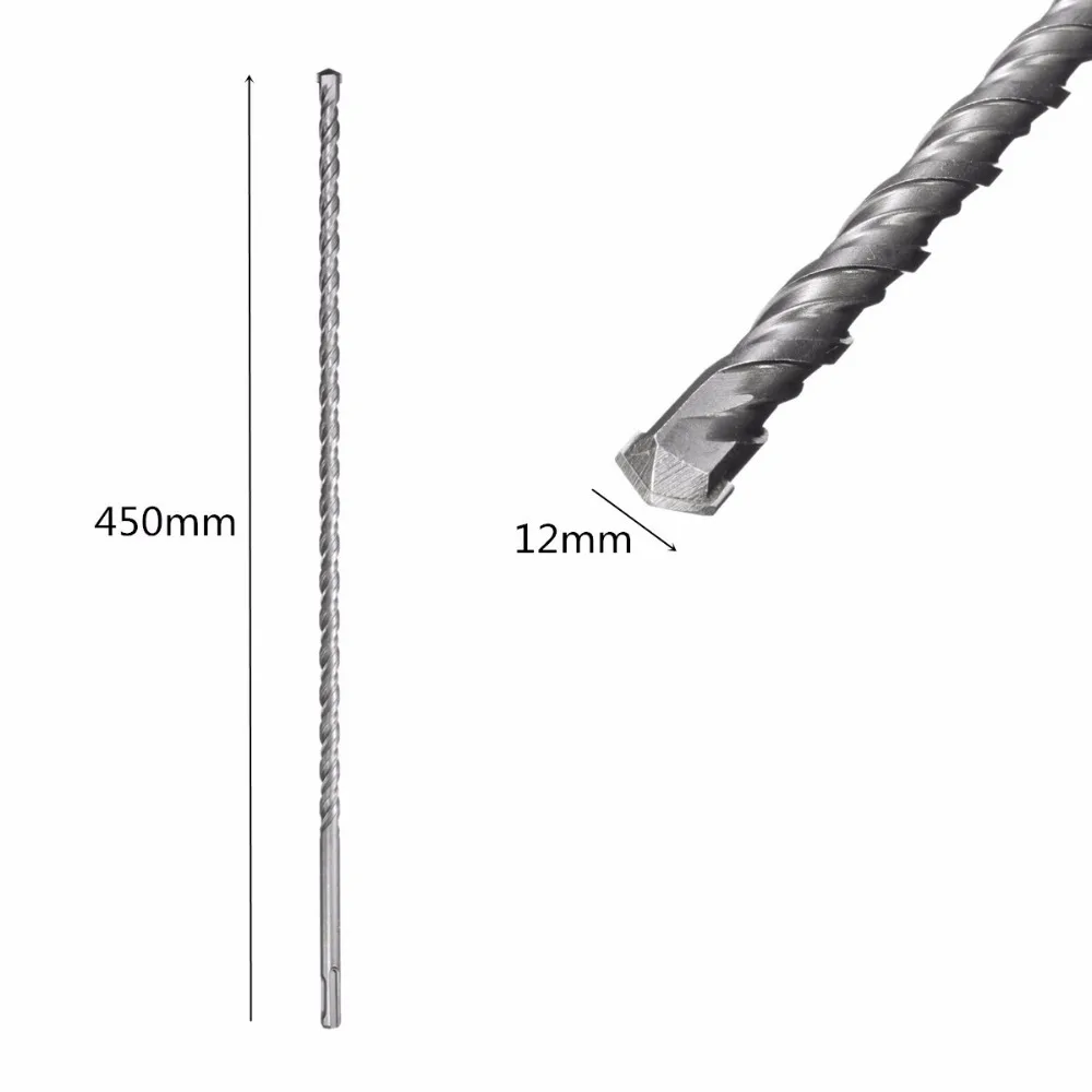 SDS сверло для каменной кладки вольфрамовый наконечник карбит для бетона/кирпича с наконечником, набор для бурения бетона, аксессуары для электроинструмента