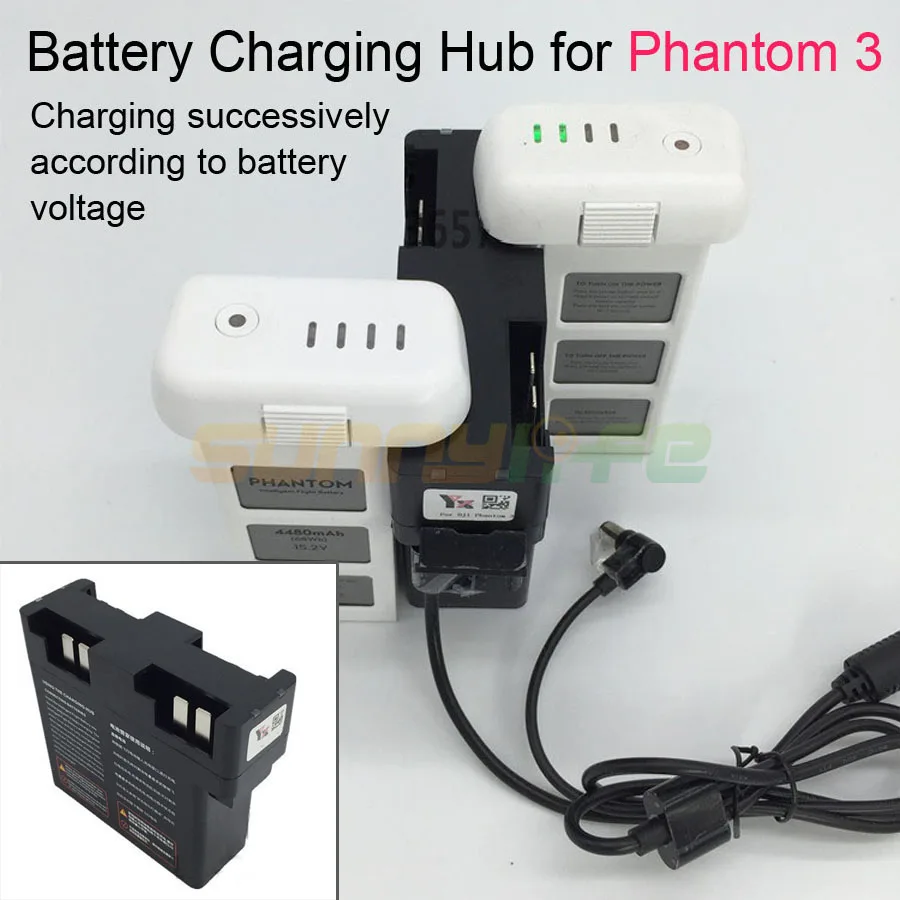Батарея зарядки HUB Батарея Manager 26.3 В Зарядное устройство адаптер параллельно зарядки доска для DJI Phantom 3