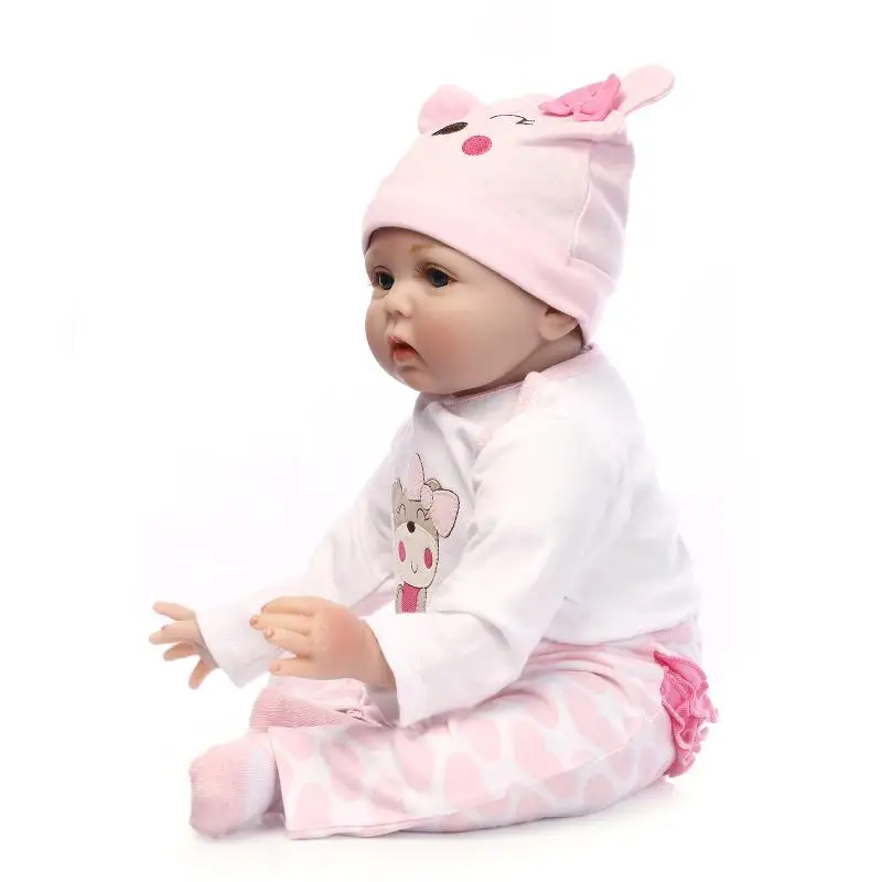 Мягкая силиконовая кукла Новорожденный 55 см|reborn baby doll toy|baby toydoll toys |