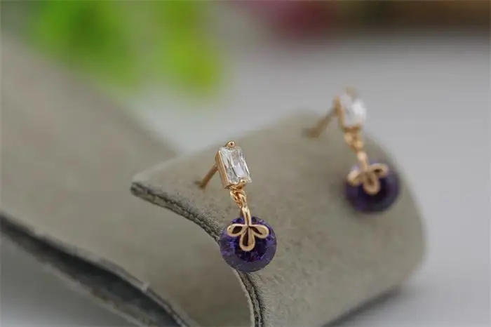 Женские серьги подвески с фианитами желтого и золотого цвета|earring gauges|swing matswing coat |