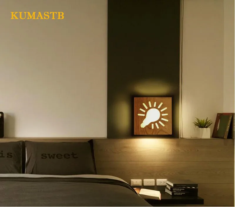 Solid Wood Wall Lamp 13