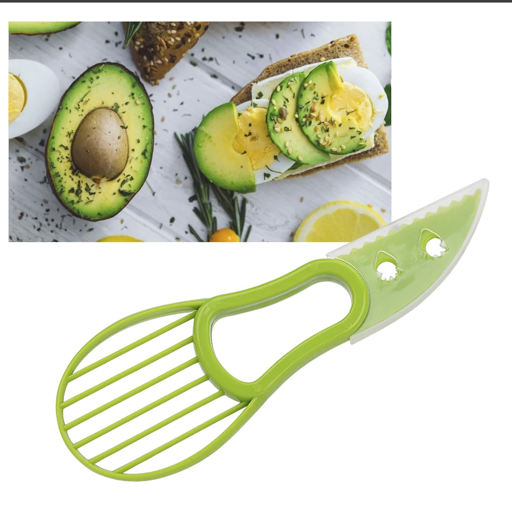 2 шт. 3 в 1 нож для резки авокадо разделитель целлюлозы фруктовый резак кухонные аксессуары кухонные инструменты многофункциональные гаджеты