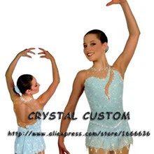 Индивидуальные профессиональные Катание на коньках Платья для женщин для Обувь для девочек с спандекс изящные бренд Катание на коньках конкуренции платье dr2629