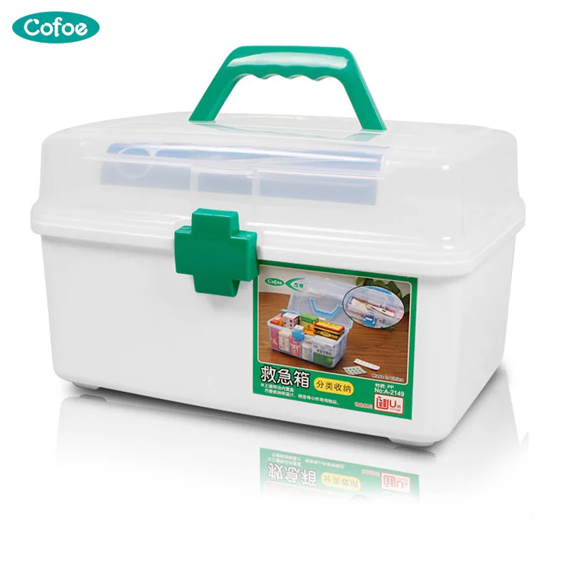 

Medical portable suitcase medical kit Medicine and medicine box for family health care package First-aid kit Multi-family