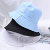 HOOH Summer Foldable Bucket Hat Unisex Women Outdoor Sunscreen Cotton Fishing Hunting Cap Men Basin Chapeau Sun Prevent Hats ► Photo 2/6