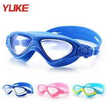 YUKE новые детские очки для плавания, летние водонепроницаемые HD противотуманные прозрачные линзы для мальчиков и девочек, детские очки для плавания