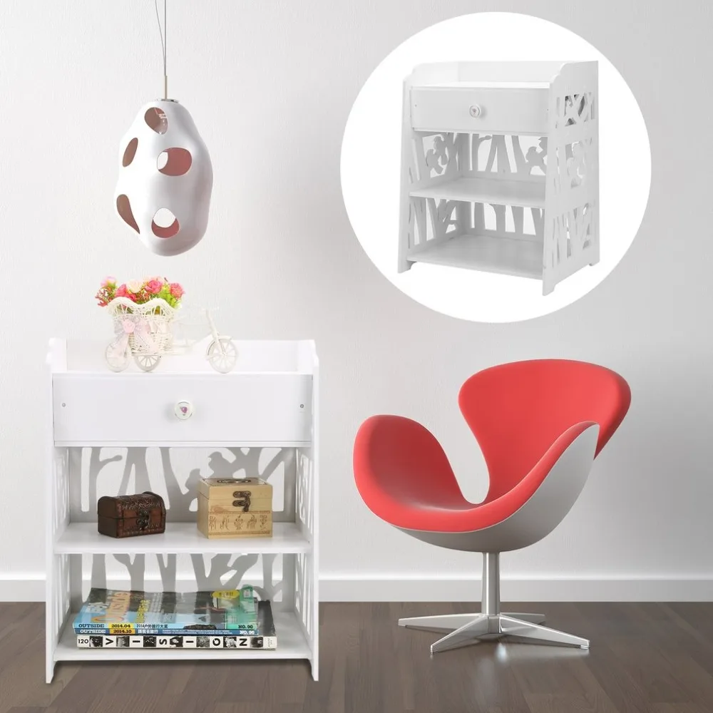 Bird Decorative Nightstands Fashionable Bedside Table Modern Wooden Cabinet Bedroom Storage Shelf Small Home Cupboard Bird Decorative Nightstands Fashionable Bedside Table Modern Wooden Cabinet Bedroom Storage Shelf Small Home Cupboard