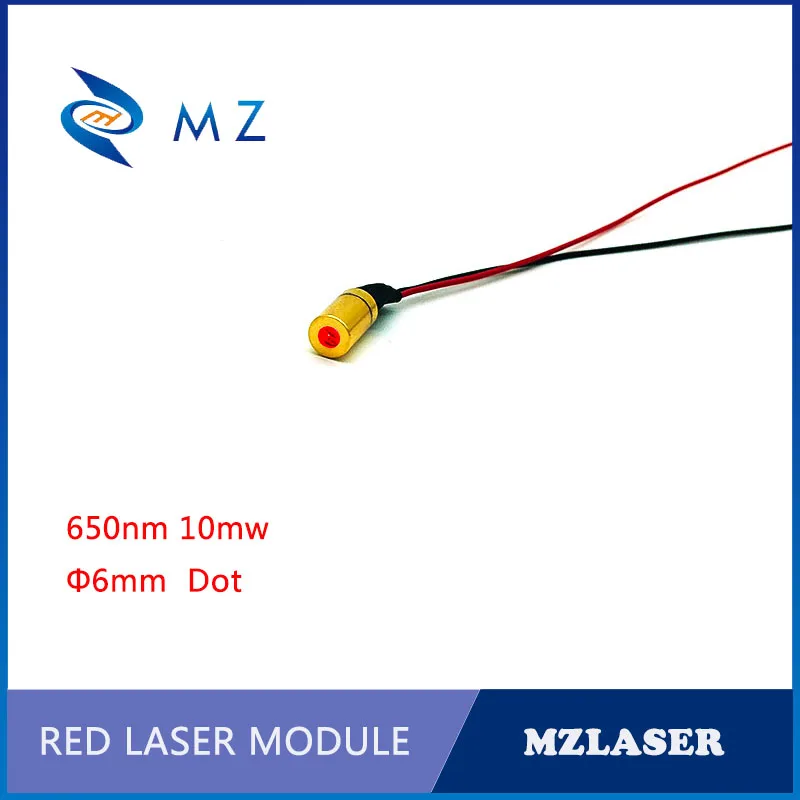 

Dot red laser module 6mm 650nm10mw laser module Economical red laser
