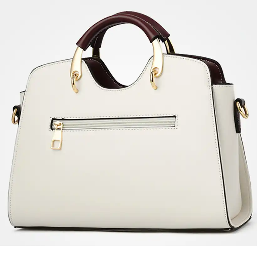 white designer handbag