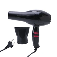 Черный 1800 Вт электрический фен для волос низкая Шум мощный GW610 вентилятор постоянного тока мотор 220V штепсельная вилка европейского стандарта