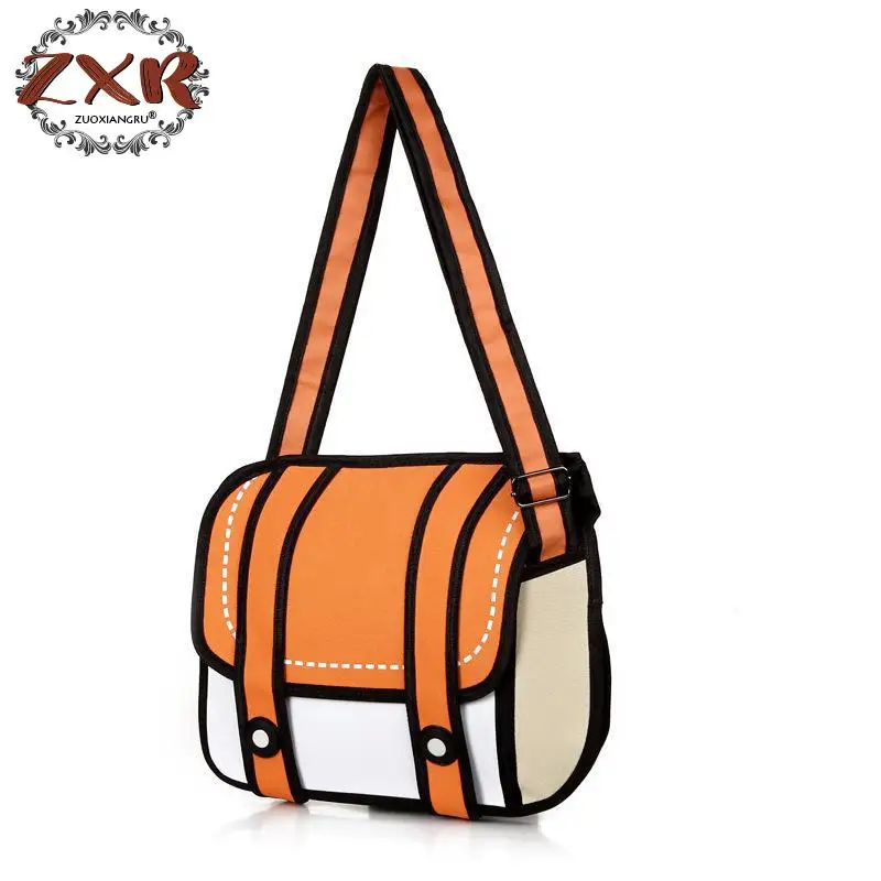 

Fashion Women Bags 2d Cartoon Bag Messenger Shoulder Crossbody Bag Ladies Bolsa Feminina Bolsos De Hombro 3d Handbag