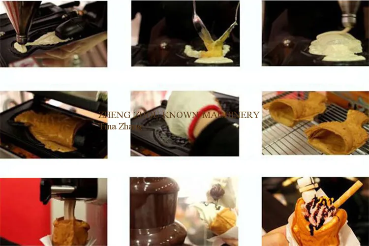 Электрический Большой размер открытый рот Корейская рыба waffle_taiyaki рыба вафельница машина