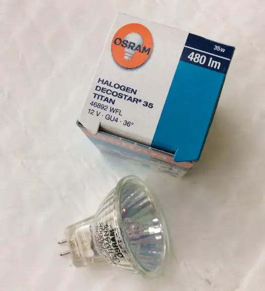 2pcs,OSRAM 46892 WFL 12V 35W GU3 36D Decostar 35 TITAN lamp,46892WFL