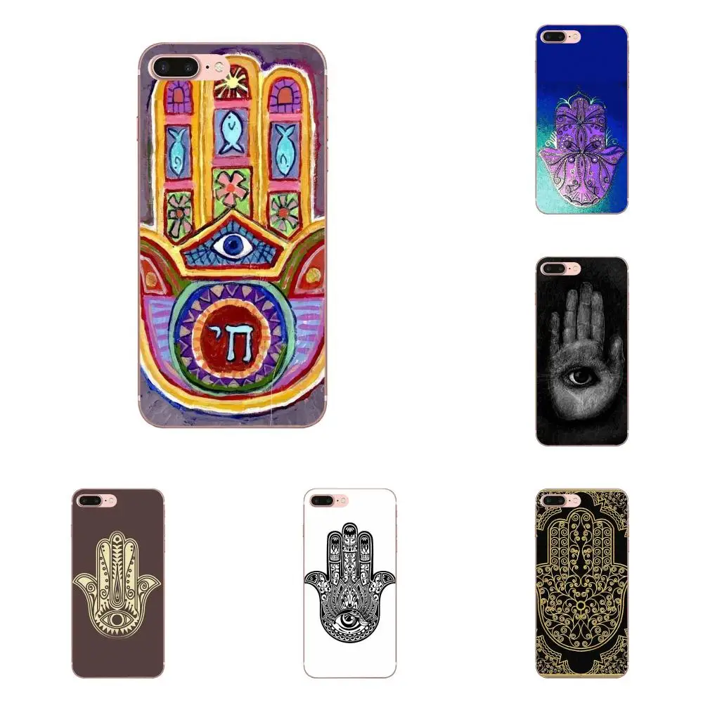 

Hamsa Evil Eye Guard Hand TPU Fashion Mobile Phone For Samsung Galaxy Note 5 8 9 S3 S4 S5 S6 S7 S8 S9 S10 mini Edge Plus Lite