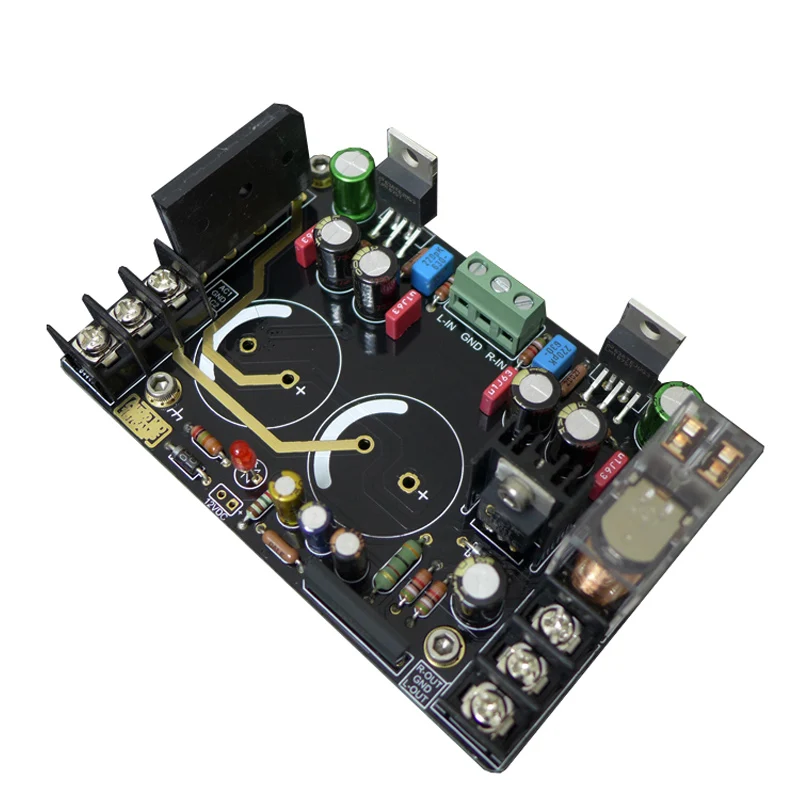 Цифровой усилитель аудио Плата LM1875 Amp 35V 6800 мкФ конденсатор в комплекте с низким