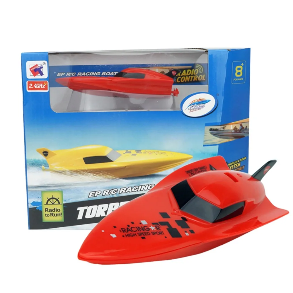 RC водный трюк моторная лодка Детские игрушки 2,4G мини-лодка с дистанционным управлением подарки для детей