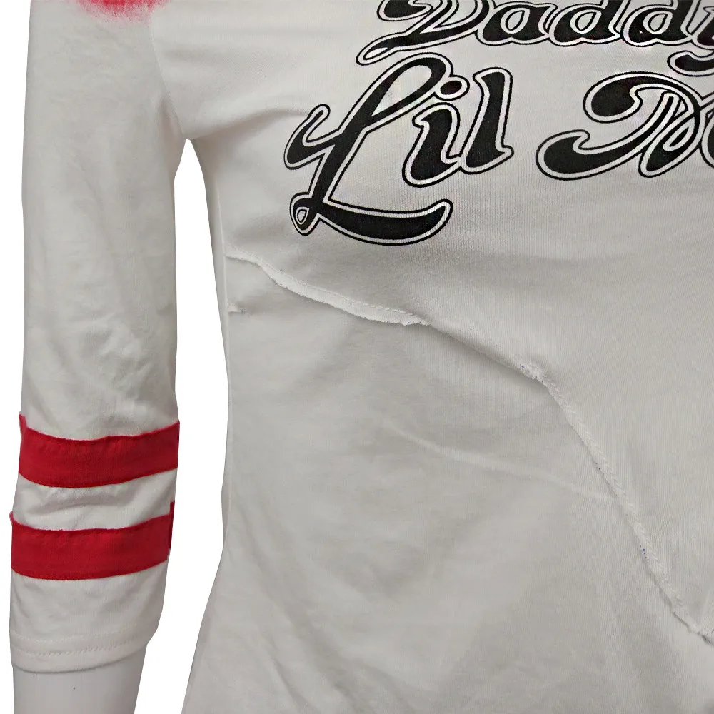 Suicide Squad Cosplay Harley Quinn Daddy's Lil Monster T-Shirts New Sublimation5