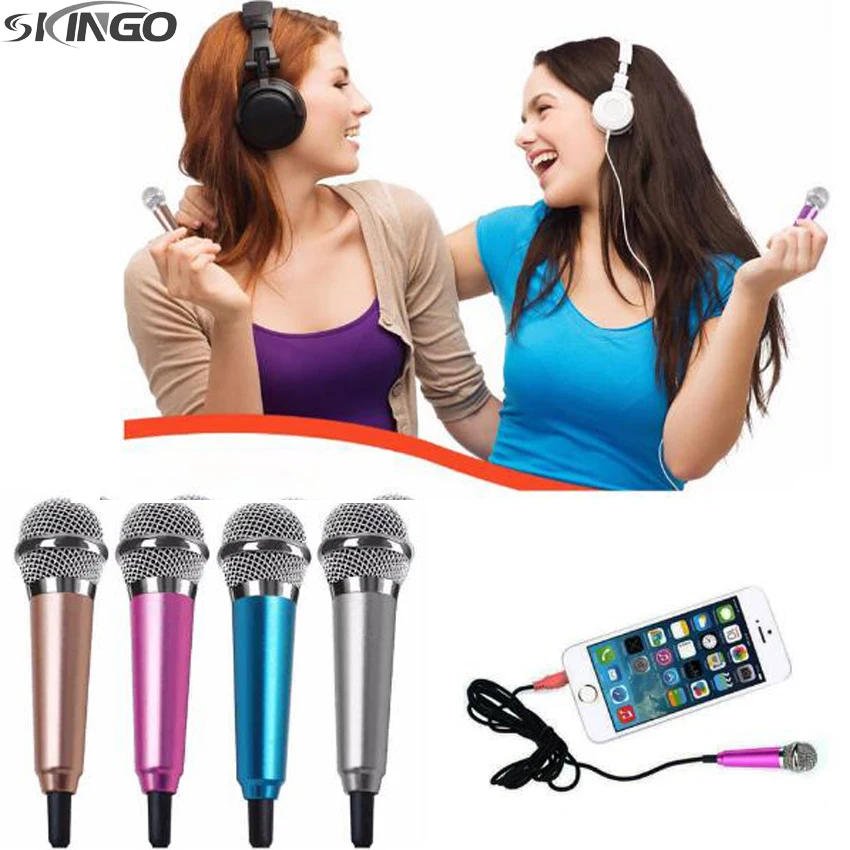 Wholesale 3.5mm Portable Mini Microphone Condenser Mic for iPhone
