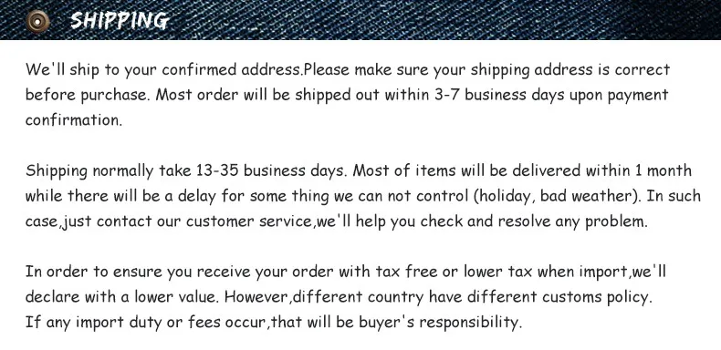 shipping