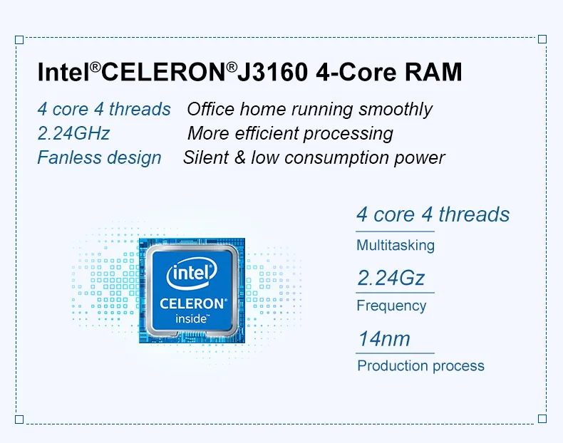 Ipason P22 21,5-дюймовый офисный настольный все-в-одном ПК/Intel 4-х ядерный J3160 8G Оперативная память/120G SSD/WiFi/Бизнес мышь и клавиатура ультра-тонкий