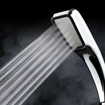 

300 Holes Square High Pressure Shower Head ABS Stainless Steel Plated Nozzle ABS Water Saving Sprinklers