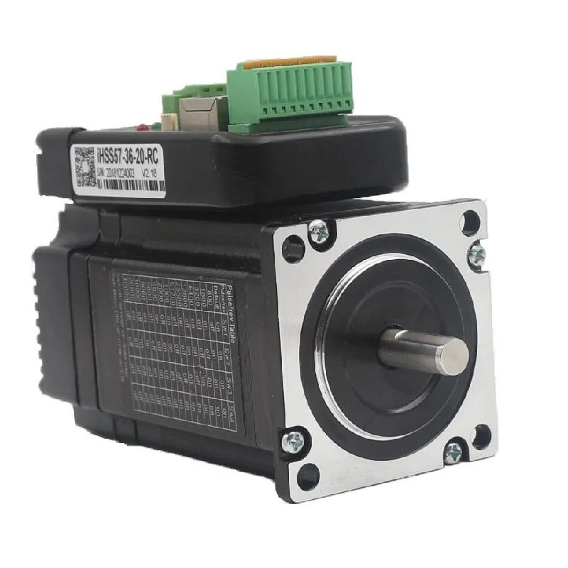 JMC nema 23 2 фазный 2нм 4.5A интегрированный автобус шаговый двигатель IHSS57 36 20 RC|Драйвер