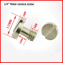 Камера Аксессуары Винты 1/" UNC плоской головкой Камера винт для цифровых Камера штатив монопод и Quick Release Plate