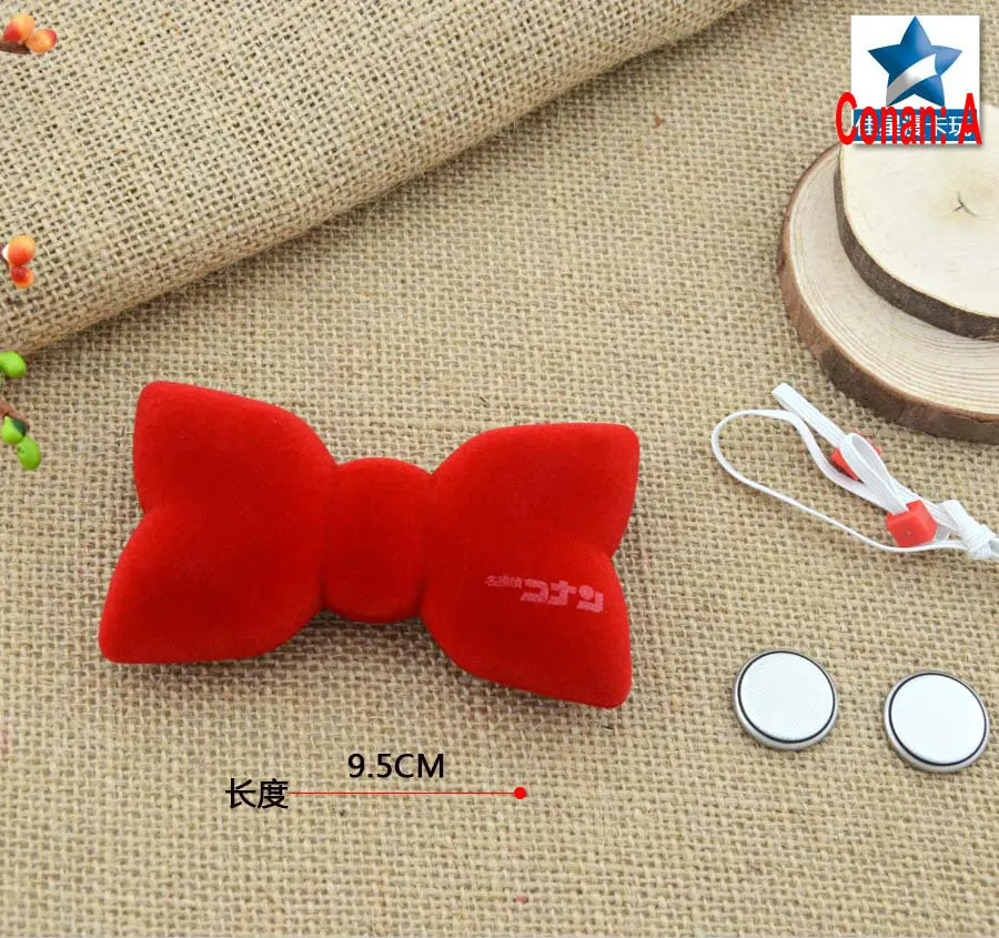 New Exotic Wacky Toy Anime Detective Conan Voice Changer Bow Tie Variable Sound For Children Gift Tie Boy Tie Motorcycletie Microphone Aliexpress