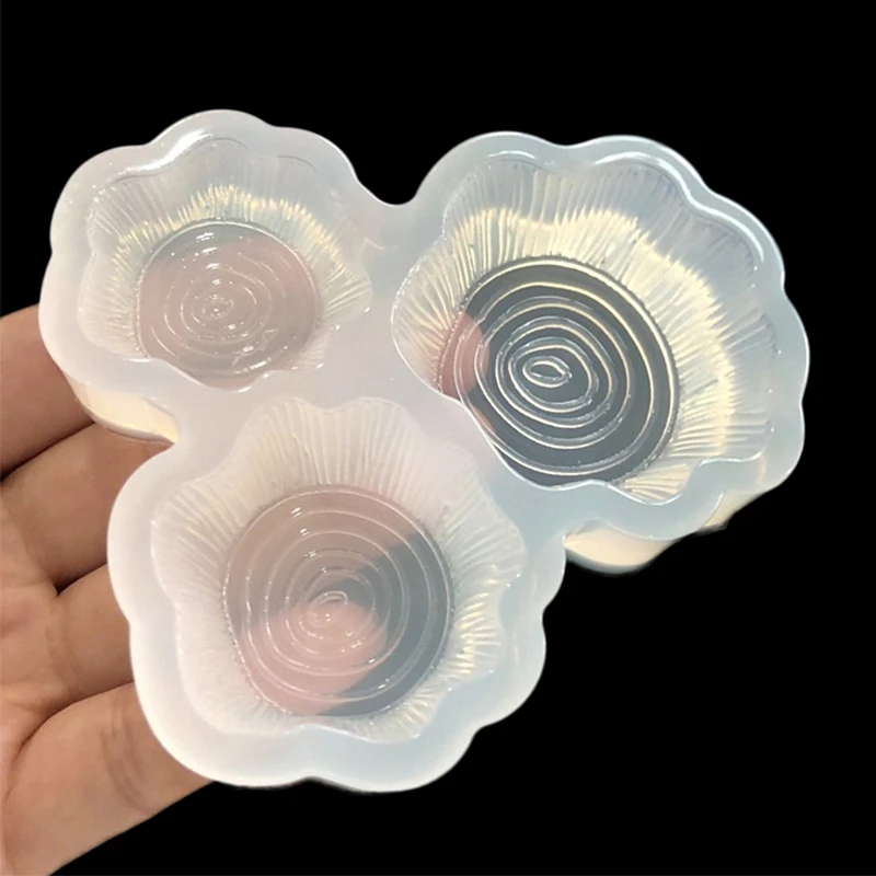 Силиконовая форма спиральный пень зеркало DIY ремесла Ювелирные изделия ручной работы эпоксидная смола 3 размера