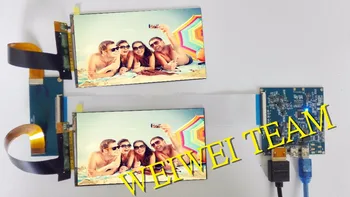 

5.5 inch 1440P 2k 2560x1440 dual LCD Screen display with HDMi to MIPI board for diy VR Headset Glass Head Mount Device