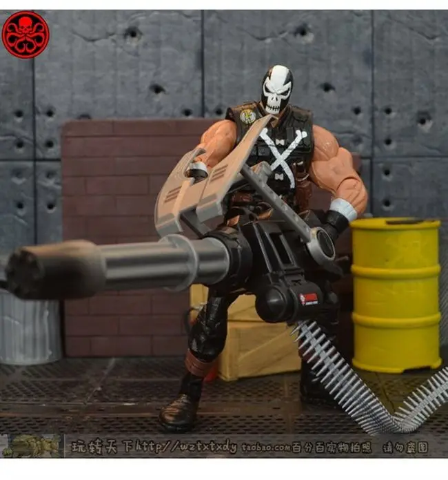 Marvel Legends скрещенные кости с тяжелым пулеметом " фигурка свободная