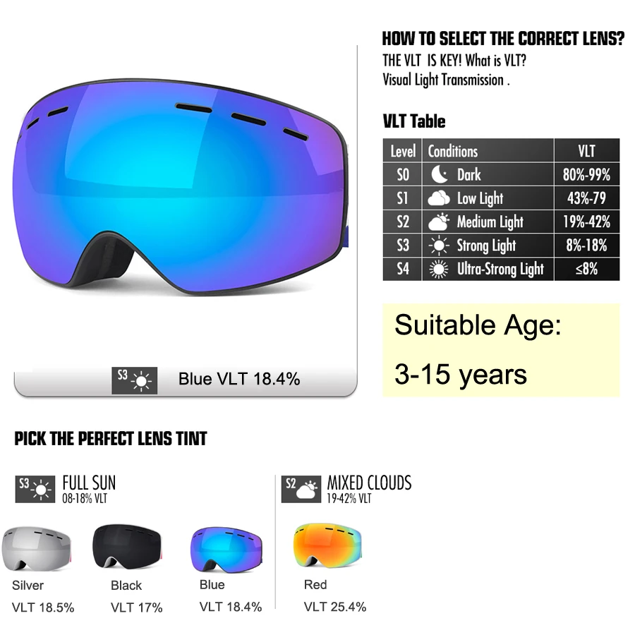glasses ski kids