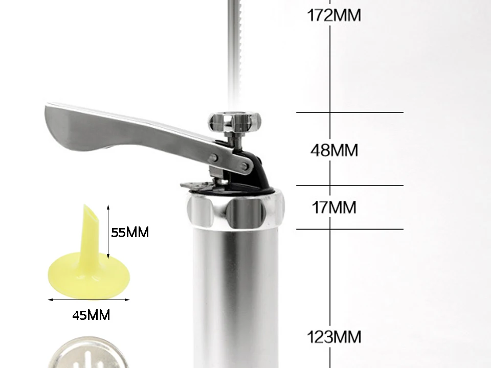 Нержавеющая сталь обледенение трубопроводов шприц пистолет сопла помадки прессы для печенья наборы торт экструдер машина для изготовления пистолета печенья